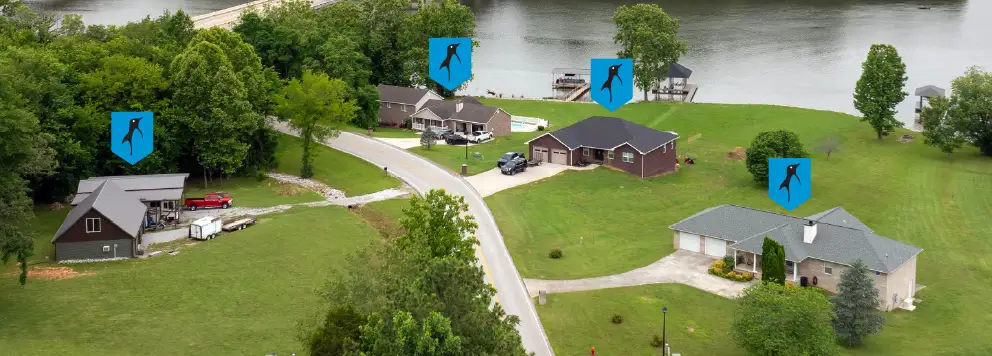 Neighborhood Aerial View